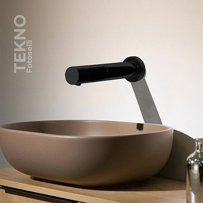 Newarc Ankastre Fotoselli Lavabo Bataryası Siyah 513573B - 2