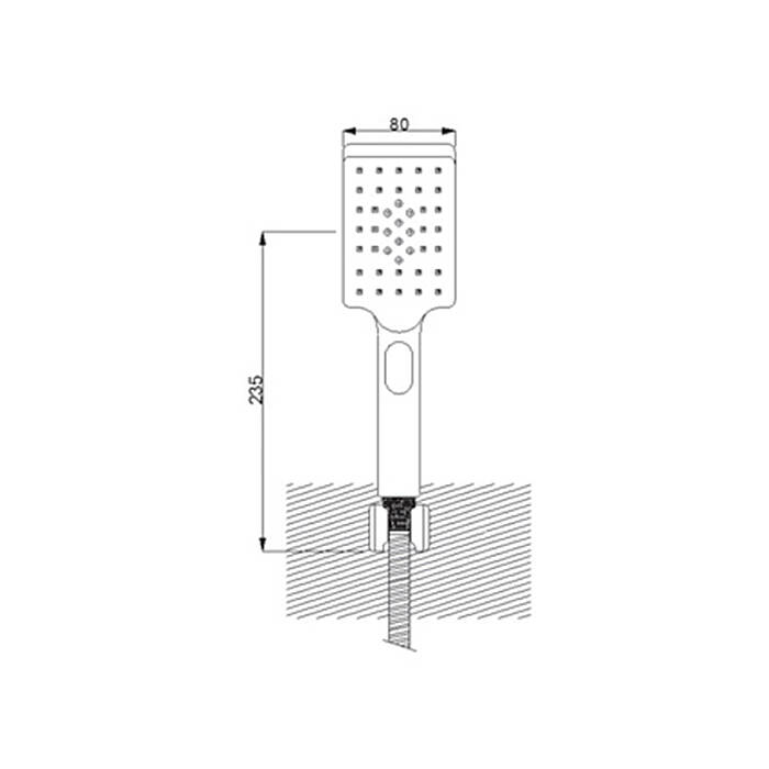 Newarc Aqua El Duş Takımı Siyah 410525R-05 - 2