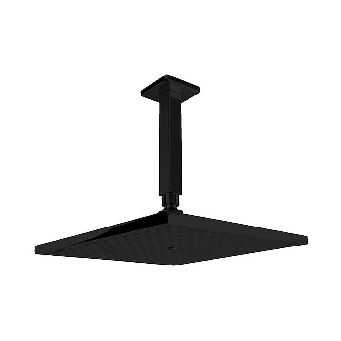 Newarc Corner Tavandan Ayarlı Duş Başlığı-Siyah 470532B