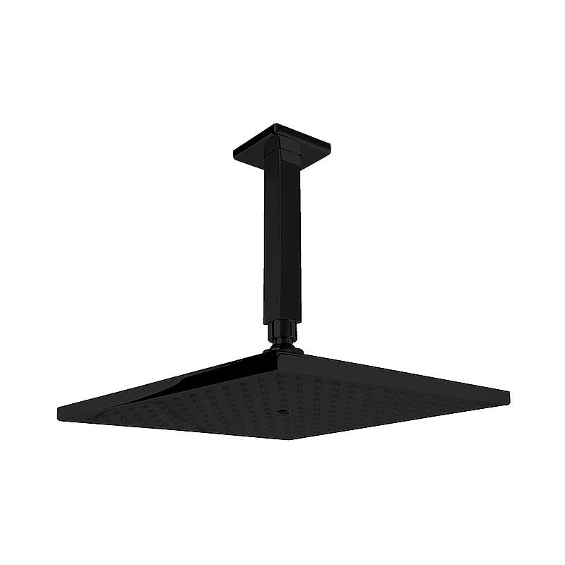 Newarc Corner Tavandan Ayarlı Duş Başlığı-Siyah 470532B - 1