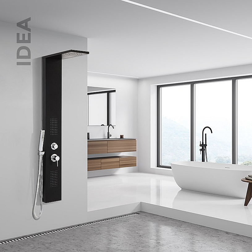 Newarc Idea Duş Paneli-Siyah - 440492 - 3