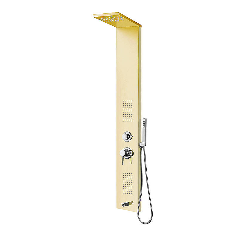 Newarc Idea Gagalı Duş Paneli-Altın 440498G - 1