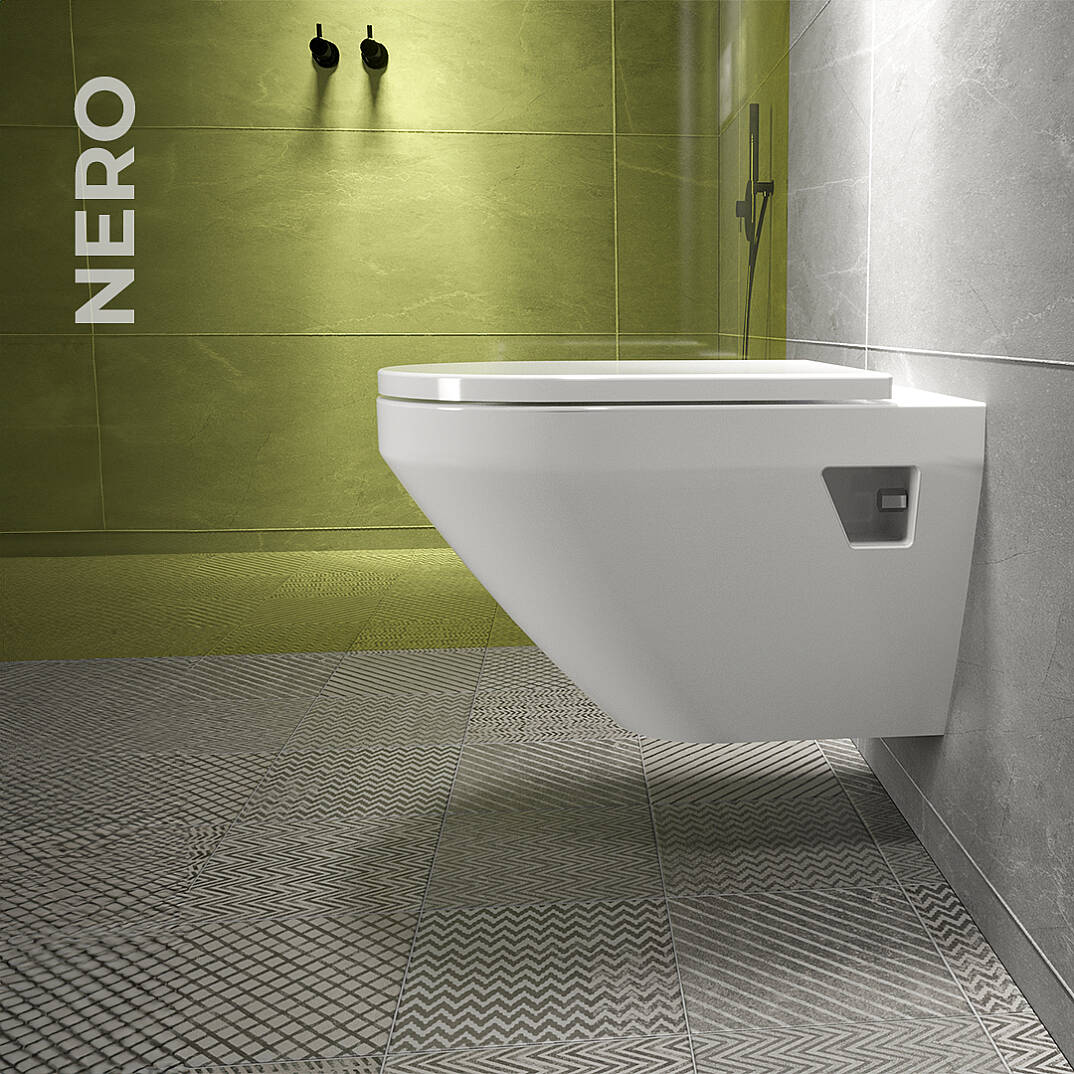 Newarc Nero Rimless Asma Klozet 3826 - 3