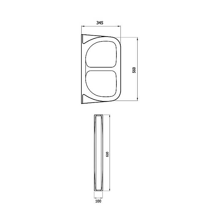 Newarc Pisuvar Ara Bölme 2372 (TEK.P.072) - 2
