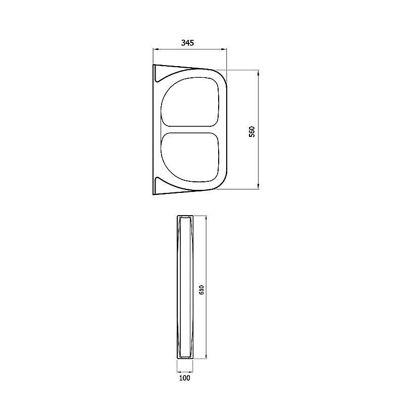 Newarc Pisuvar Ara Bölme 2372 (TEK.P.072) - 2