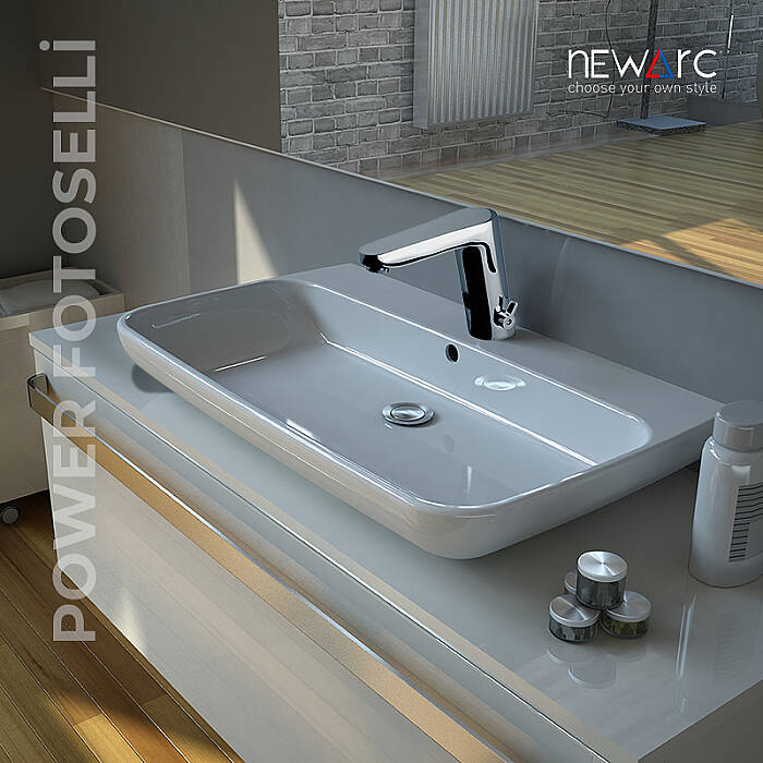 Newarc Power Fotoselli Lavabo Bataryası 513521 - 3