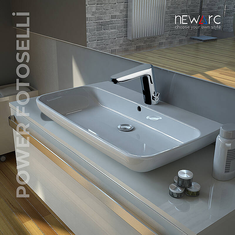 Newarc Power Fotoselli Lavabo Bataryası 513521 - 3