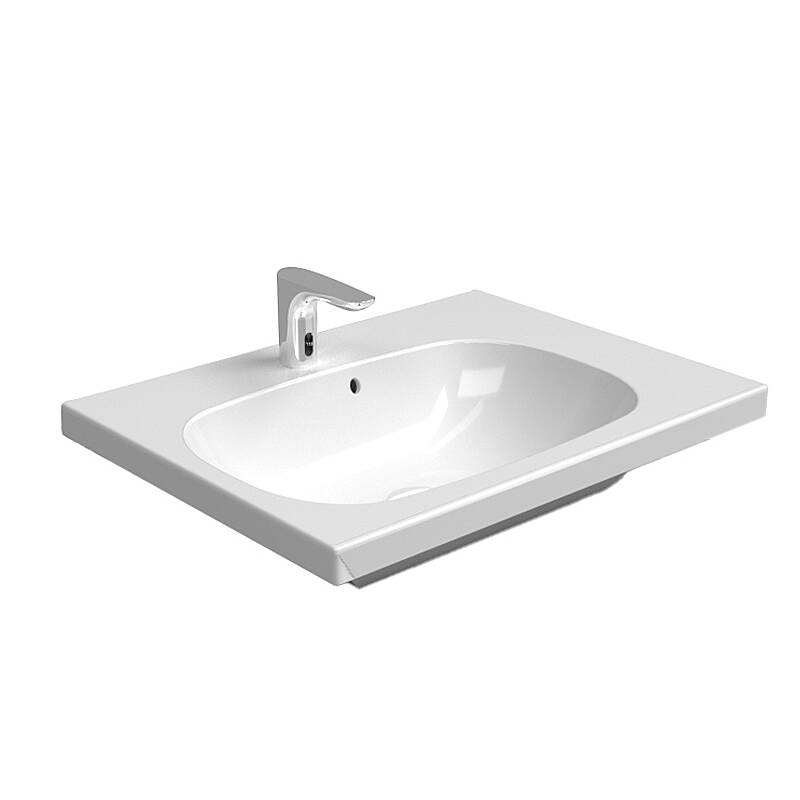 Newarc River Batarya Delikli Etajerli Lavabo 506060 (RIV.L060) - 1