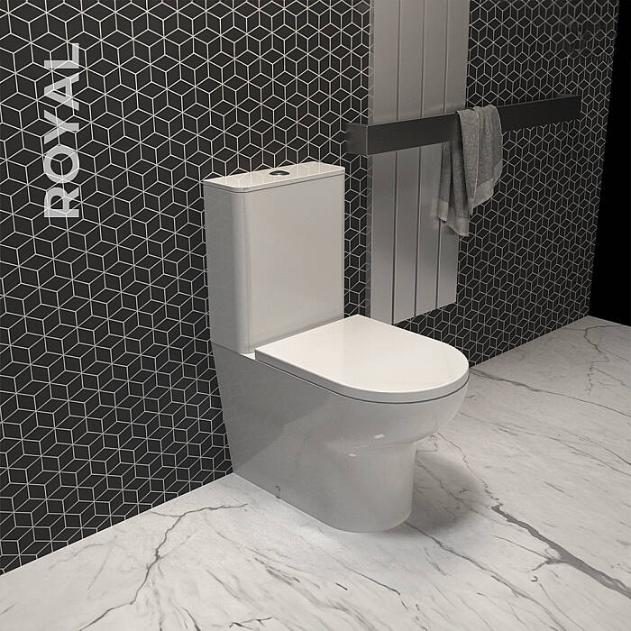 Newarc Royal Duvara Sıfır Rimless Klozet 6822 ROY.K.022 - 3