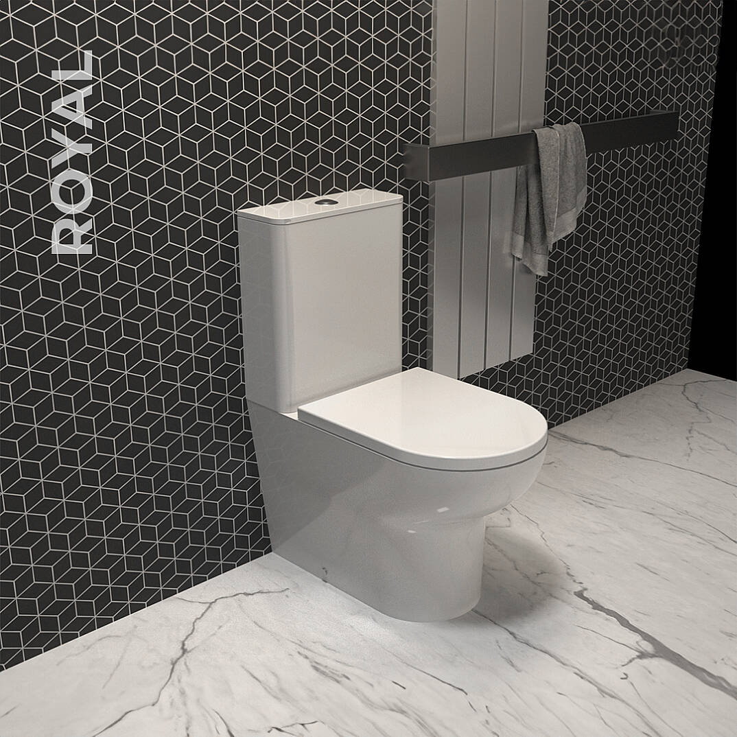 Newarc Royal Duvara Sıfır Rimless Klozet 6822 ROY.K.022 - 3
