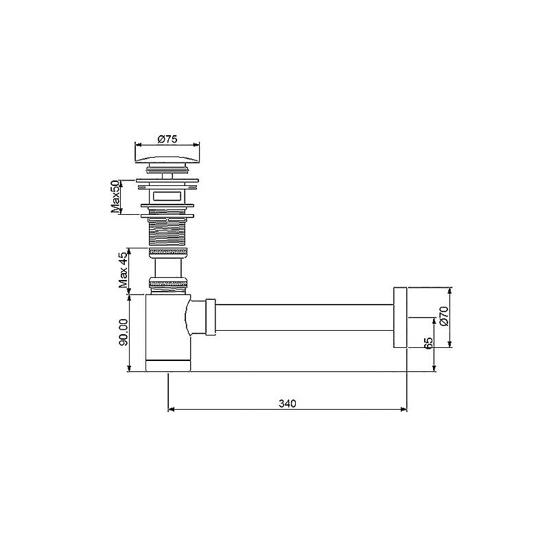 Newarc Sifon Takımları Newart Lavabo Sifonu 750523 - 2