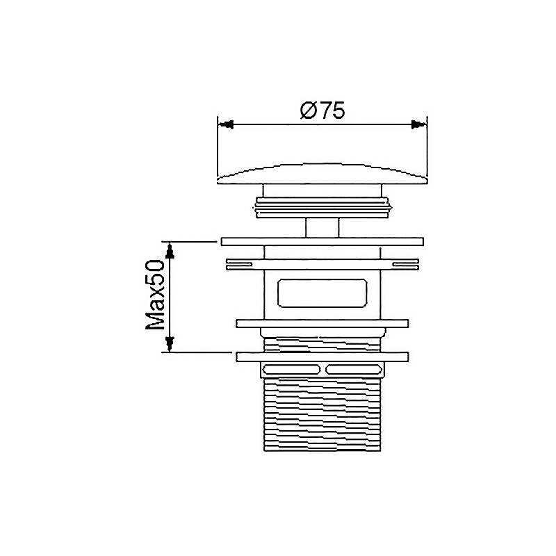 Newarc Sifon Üst Takımı Altın 740773G - 2