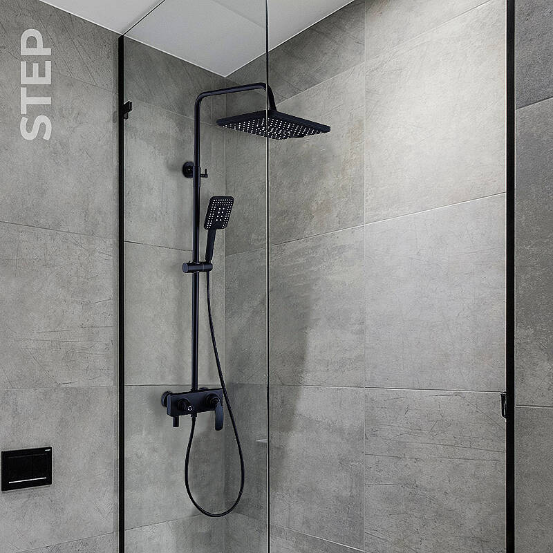 Newarc Step Bataryalı Duş Ünitesi Siyah 900515B - 2