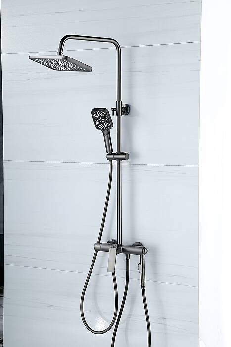 Newarc Trend Bataryalı Duş Ünitesi Metalik Gri 844515G - 3