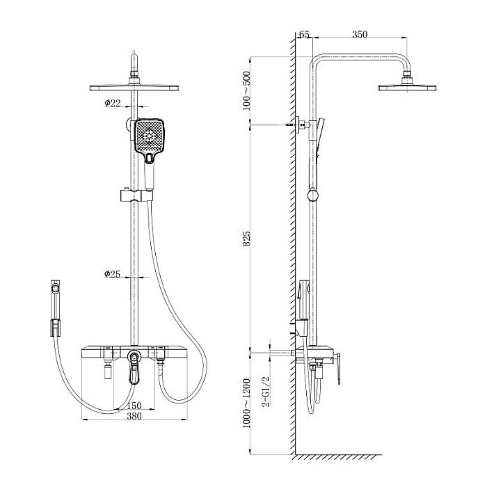 Newarc Zeta Digital Duş Ünitesi Metalik Gri 671535 - 2